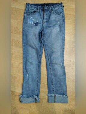 Women's Jeans RISEN 26 Stared  Embroidery